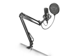 Microfono y Soporte Gaming Trust Gxt252 Emita Plus Profesional Para Streaming