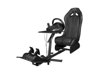 Simulador De Autos Trust Gxt1155 Racing Con Silla y Soporte Para Volante y Pedalera