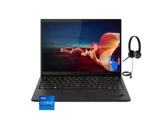 Notebook Lenovo Thinkpad Intel Core i7 1160G7 4.4Ghz Ram 16Gb Nvme 512Gb Pantalla 13 2k Ips Tactil Win10 Pro