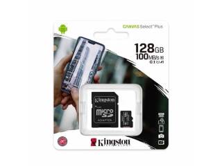 Memoria MicroSD Kingston 128Gb Canvas Plus 100mb/s C10