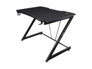 Escritorio Gamer Trust Gxt 711x Dominus Ergonomico Con Soporte De Auriculares y Vasos