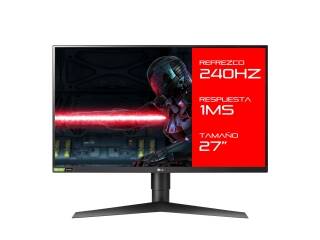 Monitor Gamer Lg 27 27gn750-b 240Hz 1Ms Fhd 2x Hdmi Dp Ips Pantalla Anti Reflejo