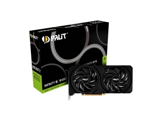 Tarjeta De Video PALIT Rtx 4060 8Gb Ddr6 Infinity 2 Hdmi Dp Nvidia GeForce Pci-e 4.0 128bits DirectX OpenGL