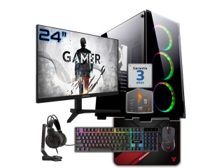 PC Gamer AMD Ryzen 7 8700G (8 N�cleos) - RAM 32Gb - Ssd 1Tb - Monitor 24 100Hz - WifiBt Combo Accesorios Windows