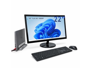 Combo Notebook Dell Latitude 5410 Core i7 - 16Gb - 256Gb - Pantalla 13.3" - W11 Pro - Monitor 22 FHD Webcam