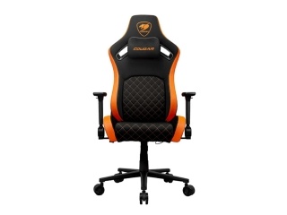 Silla Gamer COUGAR Defensor Orange F Regulable 155 Grados Soporta Hasta 150kg Material Cuero Sintetico