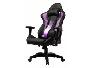 SILLA GAMER COOLER MASTER PREMIUM CALIBRE R1 RECLINABLE PURPURA
