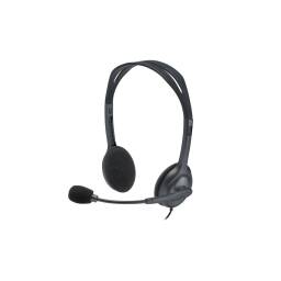 Auricular Headset Logitech H111 Stereo Con Microfono 3.5mm Cable 1.8mts