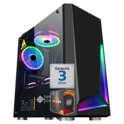 PC Gamer AMD Ryzen 5 5600G Ram 16Gb Ddr4 Nvme 1Tb Video Amd Vega 7 2Gb 1900mhz Wifi Hdmi Incluye Juegos