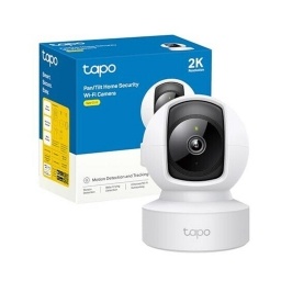 Camara Seguridad TPLINK TAPO C212 Wifi 2k 2560x1440 3mp 360 Grados Vision Nocturna Compatible Con MicroSD Hasta 512Gb