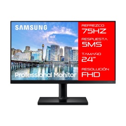 Monitor SAMSUNG Business T45F 24 FHD 1080p 75hz FreeSync Hdmi Dp Compatible Vesa 100x100