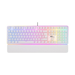 Teclado RK ROYAL KLUDGE RK918 White Brown Switch Rgb Usb-C
