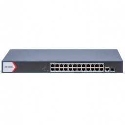 Switch HIKVISION DS-3E1526P-EI/M Poe 24 Puertos Gigabit 230w Administrable Rackeable