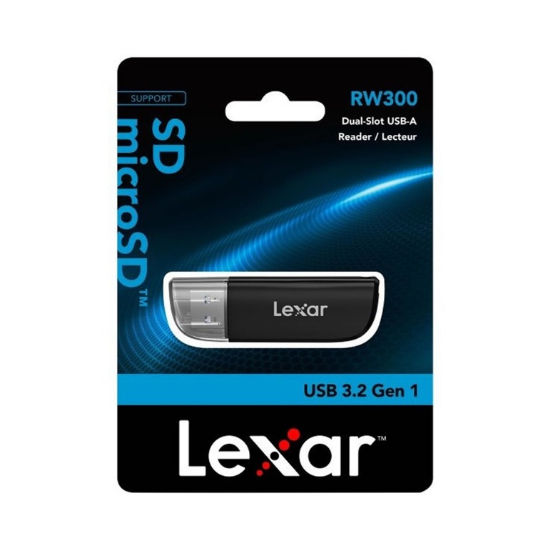 Lector Memoria LEXAR RW300U Usb-A 3.1 a MicroSD SDHC