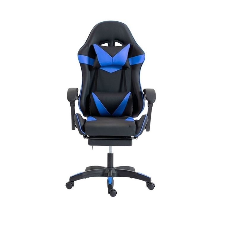 Silla Gamer SHOT GAMING SHOT-2025-BBLUE Regulable 135 Grados Soporta Hasta 110kg Material Cuero Sintetico