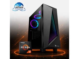 PC Gamer AMD Ryzen 3 5300G - RAM 8Gb - Ssd 256Gb - Video AMD Radeon Vega 6 - WifiBt Windows 11 Pro
