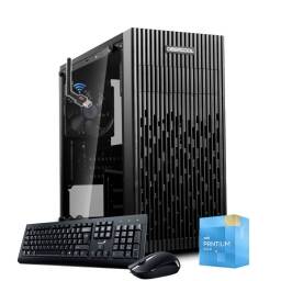 Equipo PC INTEL Pentium G7400 12va Gen - 16Gb - Ssd 512Gb - Wifi/Bt - Windows 11 Pro - Teclado Mouse y Parlantes