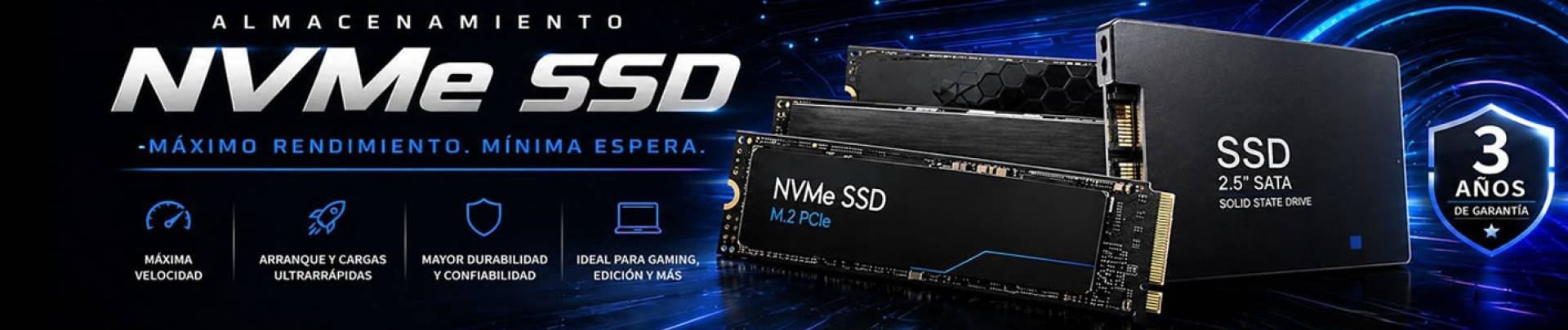 Sólidos SSD / NVME