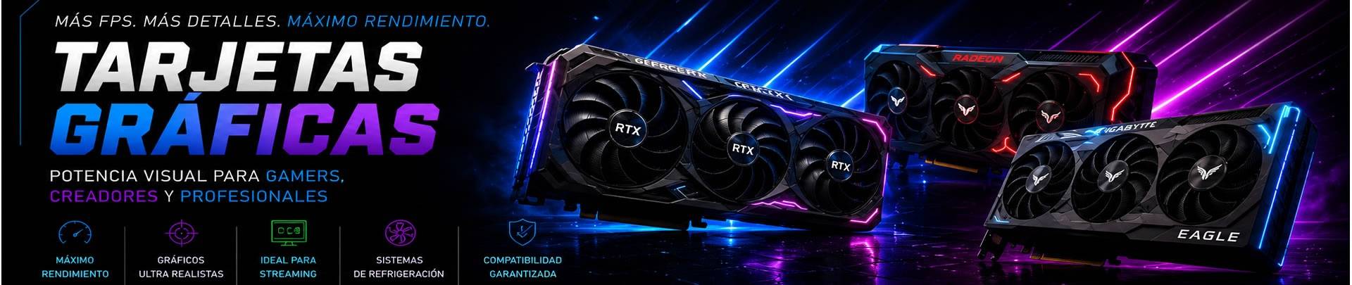 TARJETAS GRÁFICAS (GPUs)