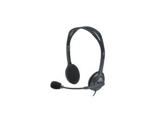 Auricular Headset Logitech H111 Stereo Con Microfono 3.5mm Cable 1.8mts