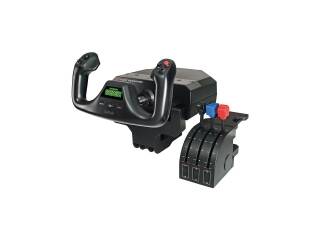 Sistema De Control De Simulacion De Vuelo Saitek Logitech Yoke