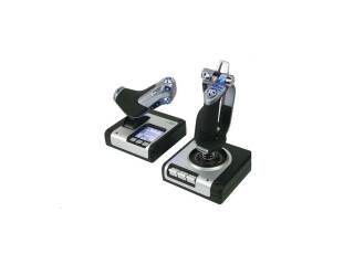 Sistema De Simulacion Con Acelerador y Palanca Saitek Logitech x52 Hotas