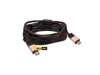 Cable Hdmi 2.0 4K 5mts Mallado Con Filtros Macho a Macho