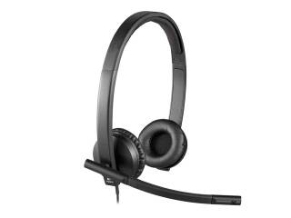 Auricular Logitech H570e Stereo Headset Con Microfono Usb