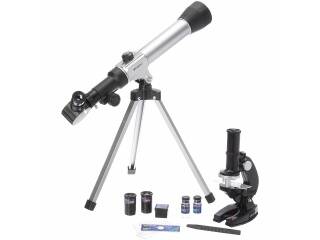 Vivitar Kit Telescopio y Microscopio Negro 20x, 30x, 40x