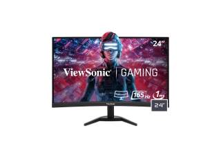 Monitor Gamer Viewsonic 24 Vx2468 Pc Mhd Curvo 1500R Full HD 165Hz 2Ms Amd FreeSync Premium Hdmi DisplayPort