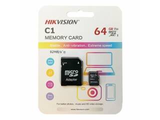 Memoria MicroSD Hikvision 64Gb C1 V30 92Mb/s C10