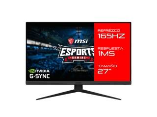 Monitor Gamer MSI 27 Optix G273 165Hz 1Ms Full Hd 1080p Esports Panel Ips G-Sync 2x Hdmi 1x Dp Vesa 100x100mm