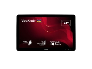Monitor Viewsonic 24 Td2430 Fhd 1080p Panel Va 75Hz Led Tactil Conexiones Vga Dp y Hdmi Compatible Con Vesa 100 x 100