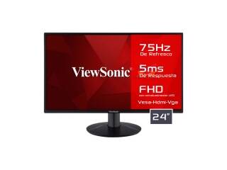 Monitor Viewsonic 24 VA2418-sh Led Full Hd 1080p 75Hz 5ms Vga Hdmi Compatible con Vesa