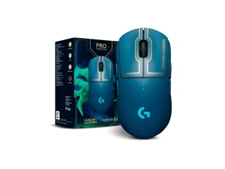 Mouse Gamer Logitech Pro League Of Legends Inalambrico 25600Dpi Azul Ref