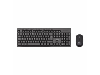 Combo teclado y Mouse Shot Gaming Home And Office inalambrico Usb Negro