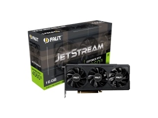 Tarjeta De Video Palit Rtx 4060Ti 16Gb Ddr6 Jetstream Tres Fan Hdmi Dp Nvidia GeForce Pci-e 4.0 128bits