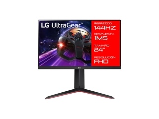 Monitor LG UltraGear 24GN65R-B 24 LED IPS Full HD 1Ms 144Hz FreeSync HDMI Display Port Compatible Vesa 100 x 100