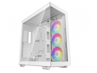 Gabinete DEEPCOOL CH780 + 3 Fanes 140mm Unidos en 420mm Blanco