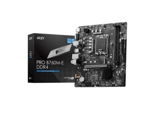 Motherboard MSI PRO B760M-E Ddr4 Lga Socket S1700 Para Intel 12va 13va y 14va