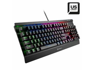 TECLADO MECANICO SHARKOON SKILLER SGK3 RGB KAIHL RED USB
