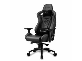 SILLA GAMER SHARKOON SKILLER SGS5 CUERO LEGITIMO SOPORTA 150K NEGRO