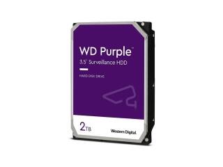 Disco Duro 2Tb WD Purpura Sata3 3.5" 6.0Gbps Para Dvr y Sistemas de Seguridad
