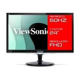 Monitor Viewsonic 24 Vx2452mh 2ms Led Fhd Hdmi Vga Parlantes Incorporados Compatible Soporte Vesa
