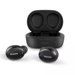 Auriculares Philips Intrauditivos Bluetooth Inalámbricos Negro Con Estuche Cargador