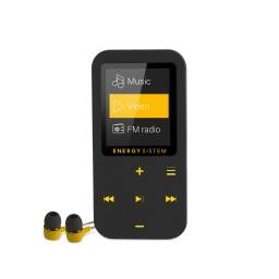 Reproductor Mp4 Energy System 16Gb Touch BT Amber Botones Tactiles Radio Fm Micro Sd