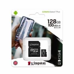 Memoria MicroSD Kingston 128Gb Canvas Plus 100mbs C10