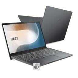 Notebook Msi Modern B10mw641 Intel Core i3 10100u 4.1Ghz Ram 16Gb Ddr4 Nvme 1Tb Pantalla Ips 14 Full HD Win10 Pro