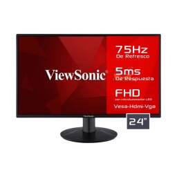 Monitor Viewsonic 24 VA2418-sh Led Full Hd 1080p 75Hz 5ms Vga Hdmi Compatible con Vesa