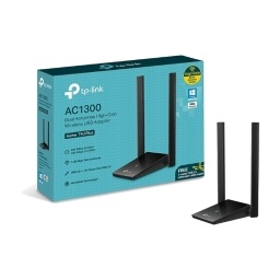 Adaptador Usb Wifi Tplink T4u Plus Dual Band Ac1300 2 Antenas 5dBi Alta Ganancia